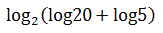log(log20+log5)