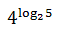 4^log5