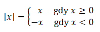 |x|=x dla x>0; |x|=-x dla x<0