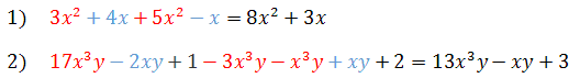 przykłady upraszczania wyrażeń algebraicznych