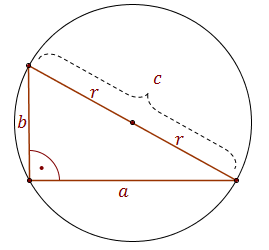 Okrąg Opisany Na Trójkącie Prostokątnym