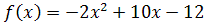 f(x)=